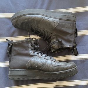 Nike Air Force shoes.